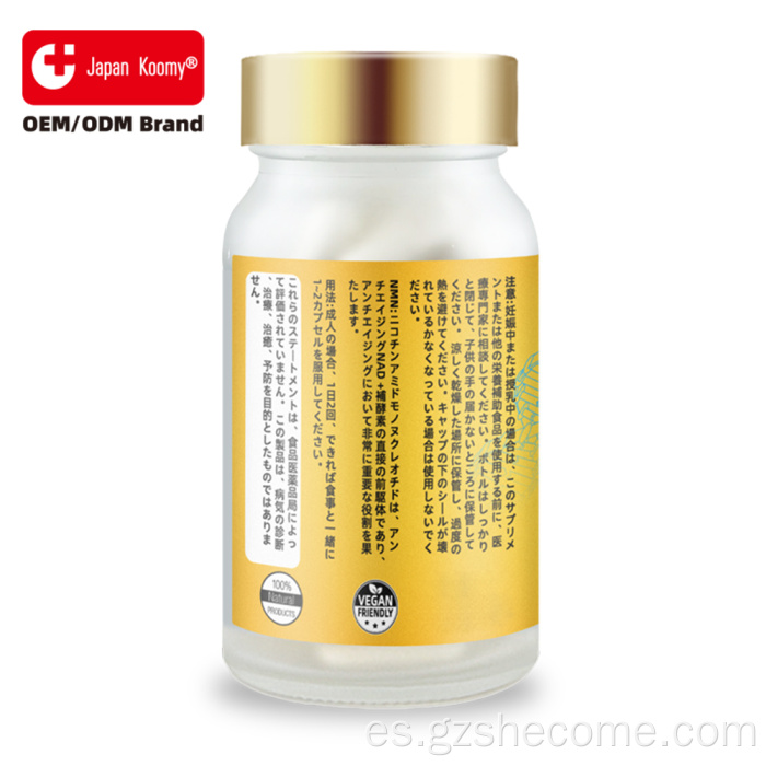 Shecome Older NMN 9000mg Cápsulas Longevidad NAD+ Soporte